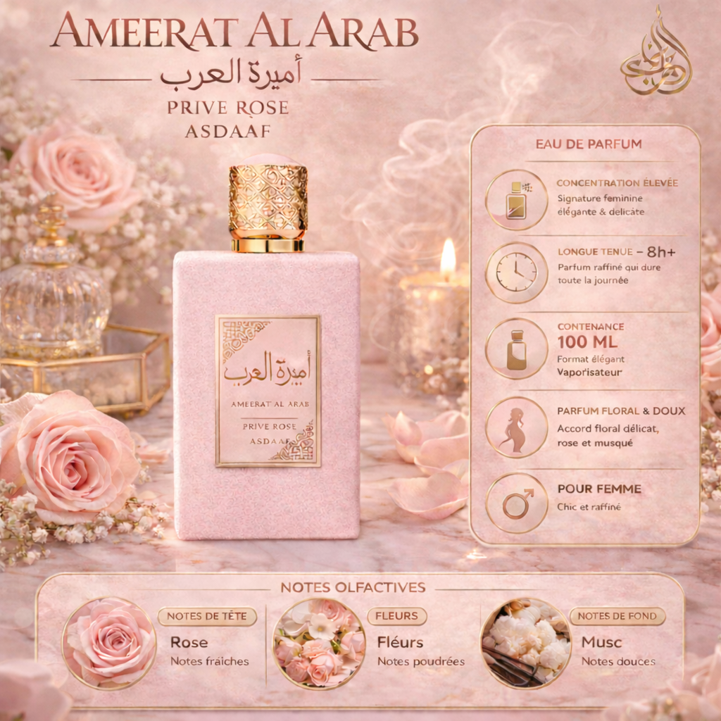 Asdaaf - Ameerat Al Arab Prive Rose
